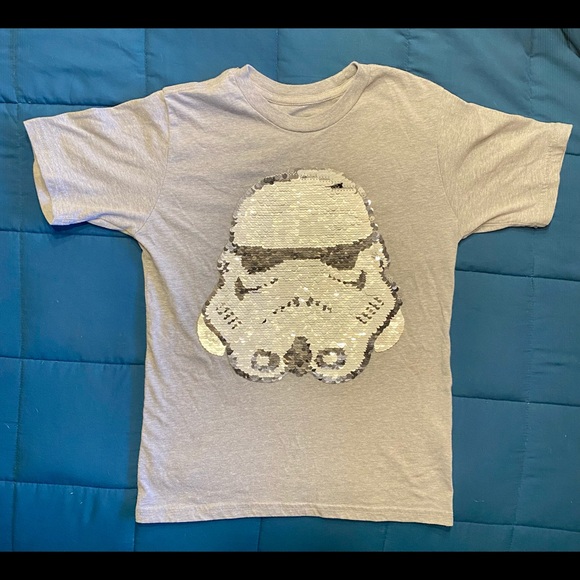 EUC GapKids | Star Wars ™ Sequin T-Shirt (M 7/8) - Picture 3 of 4